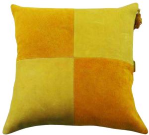 Suede Leather Pillow Cover