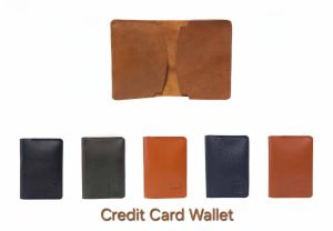 Leather Zipper Coin Pouch