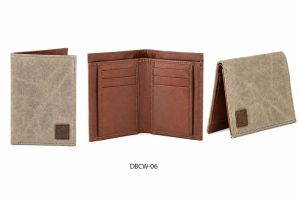 Multi Card Slot  Waxed Canvas Purse