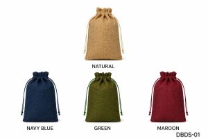 Plain Canvas Drawstring Bag