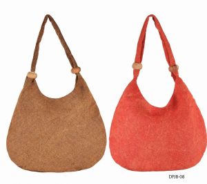 Plain Jute Hobo Handbag