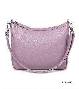 Purple Faux Leather Ladies Hobo Bag
