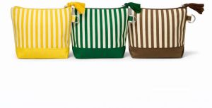 Stripe Cotton Canvas Tote Bag