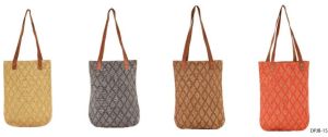 Textured Jute Tote Bag