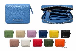 Women Faux Leather Zipper Purse