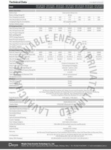 3.6KW Deye Sun Series Single Phase Hybrid Solar Inverter