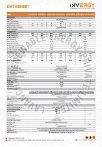 32KW Invergy High Voltage Three Phase Hybrid Solar Inverter