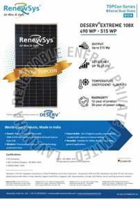 515W Renewsys Deserv Extreme G12R Bifacial Solar Panel