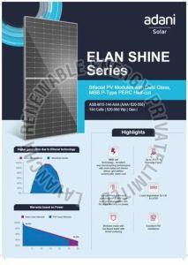 550W Adani Gen I Perc Bifacial Solar Panel