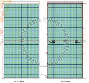 550W Gautam Mono Perc Bifacial Solar Panel