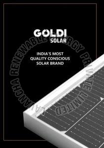 550W Goldi Transparent Backsheet Bifacial Solar Panel