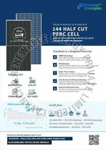 560W Premier Energies Non Dcr Bifacial Solar Panel