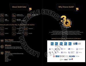 570W Goldi GS10 N Type TOPCon Bifacial Solar Panel