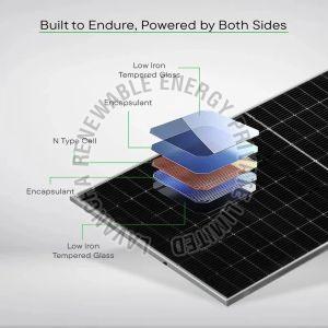 585W Waaree N Type Dual Glass Bifacial Solar Panel