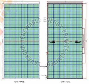 600W Gautam N Type TOPCon Glass to Glass Solar Panel