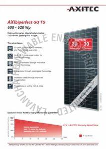 620W Axitec Axibiperfect Gq TS Bifacial Solar Panel