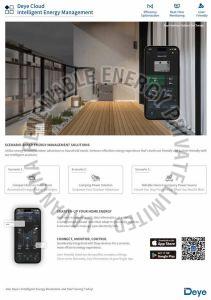 Deye SUN-BK60-2.0KWH-EU-AM2 10kWh Hybrid Energy Storage System