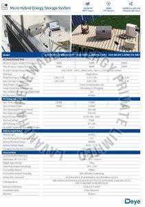 Deye SUN-BK80-2.0KWH-EU-AM2 10kWh Hybrid Energy Storage System