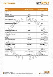 Invergy INV-LFP-10.0-R1 51.2V 200Ah Lfp Battery