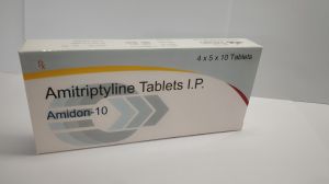 Amitriptyline Hydrochloride 10mg Antidepressant Tablets