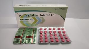 Amitriptyline Hydrochloride 50mg Antidepressant Tablets