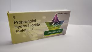 Propranolol Hydrochloride 10mg Tablets