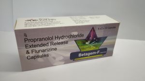Propranolol Hydrochloride 40mg And Flunarizine 10mg Capsules