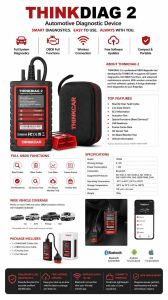 Thinkdiag 2 obd2 Scanner Bluetooth