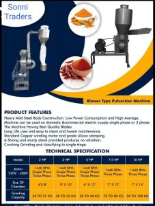 Pulverizer Masala Grinder Making Machine
