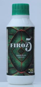 Firoz Fipronil 5% SC Systemic Contact Insecticide