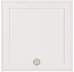 White Easy Access Metal Trap Door