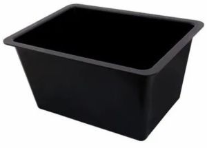 length 600 mm x width 450 mm x height 300 mm pp sink