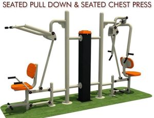 Seated Pull Down &AMP; Seated Chest Press Machine