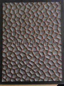 Grey Liquid Metal Wall Panel