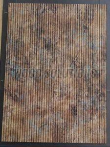 Rustic Copper Liquid Metal Wall Panel