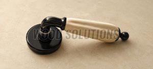 Tuscan Black PVD Mortise Door Lock Handle Set