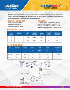Multijet Class B Amr Water Meter