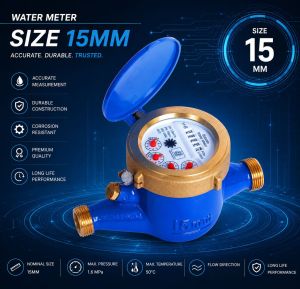 Multijet Fully Brass Body Water Meter