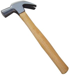 Claw Hammer With Wooden Handle