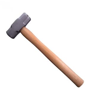 Sledge Hammer With Wooden Handle