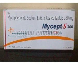Mycophenolate Sodium Enteric Coated Tablet 360 Mg