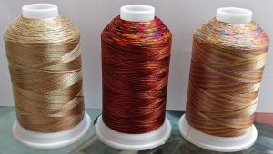 Multicolor Polyester Embroidery Thread