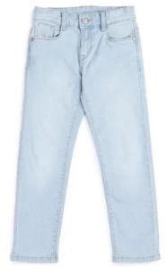 Mens Light Wash Straight Fit Denim Jeans