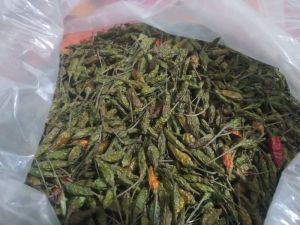 Dried Green Bird Eye Chilli