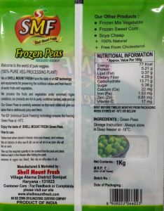 1 Kg Frozen Green Peas