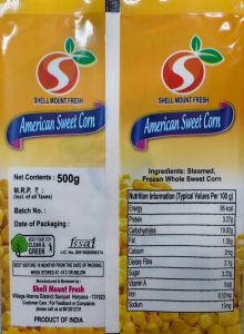 500gm American Frozen Sweet Corn