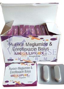 Enrofloxacin and Flunixin Meglumine Bolus