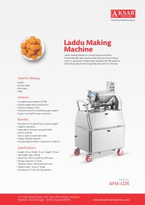 Laddu Making Machine