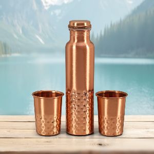 Copper Bottle Gift Set