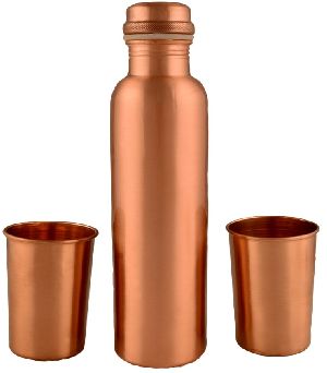Copper Bottle Gift Set